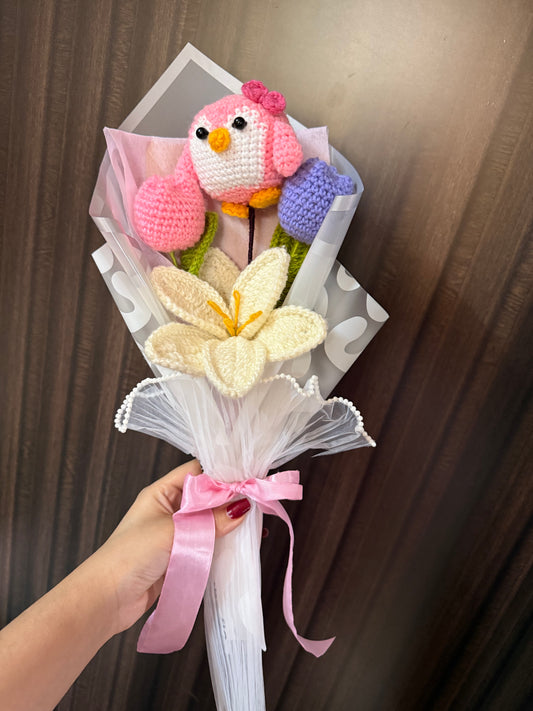 Penguin tulip bouquet