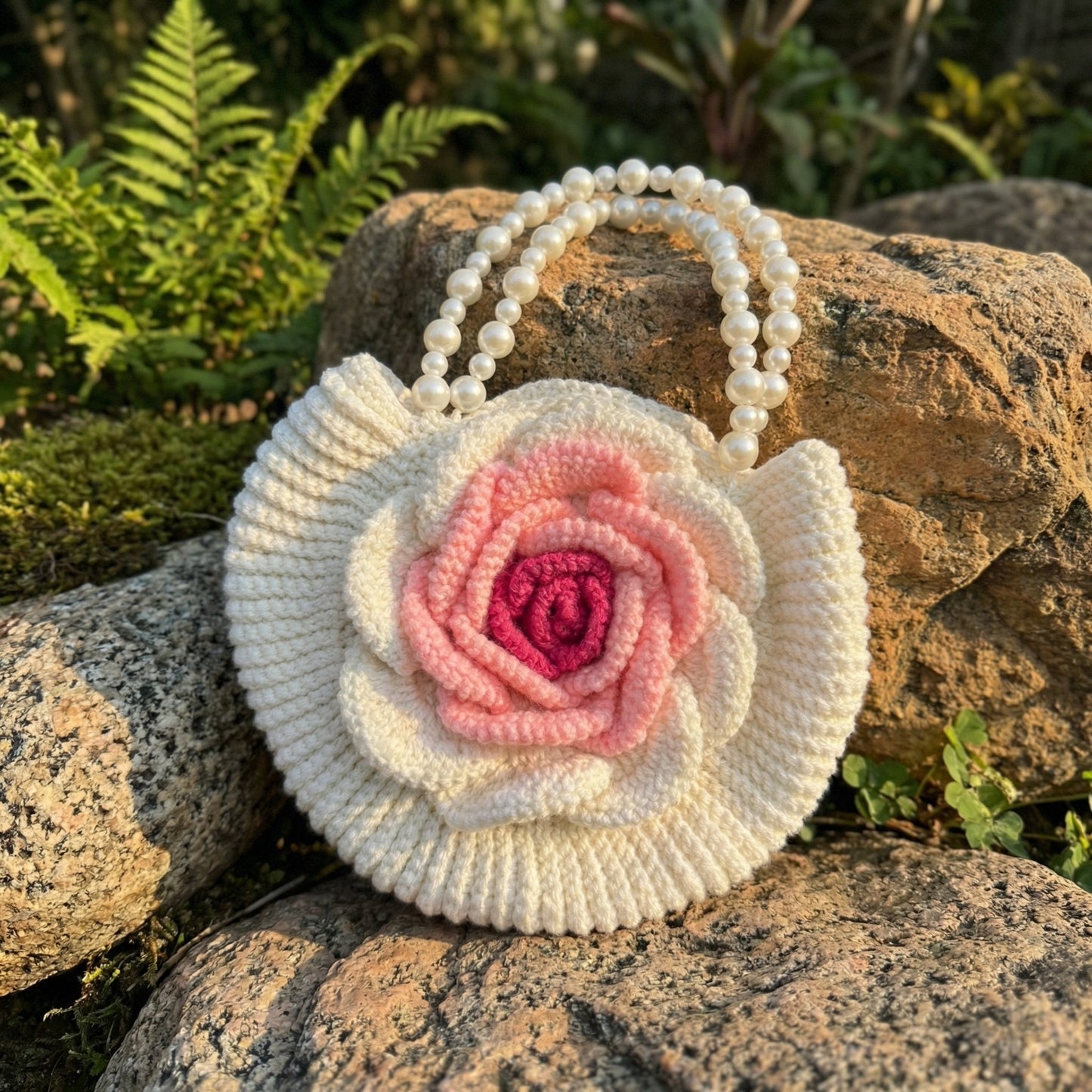 Ivory Rose Luxe Bag