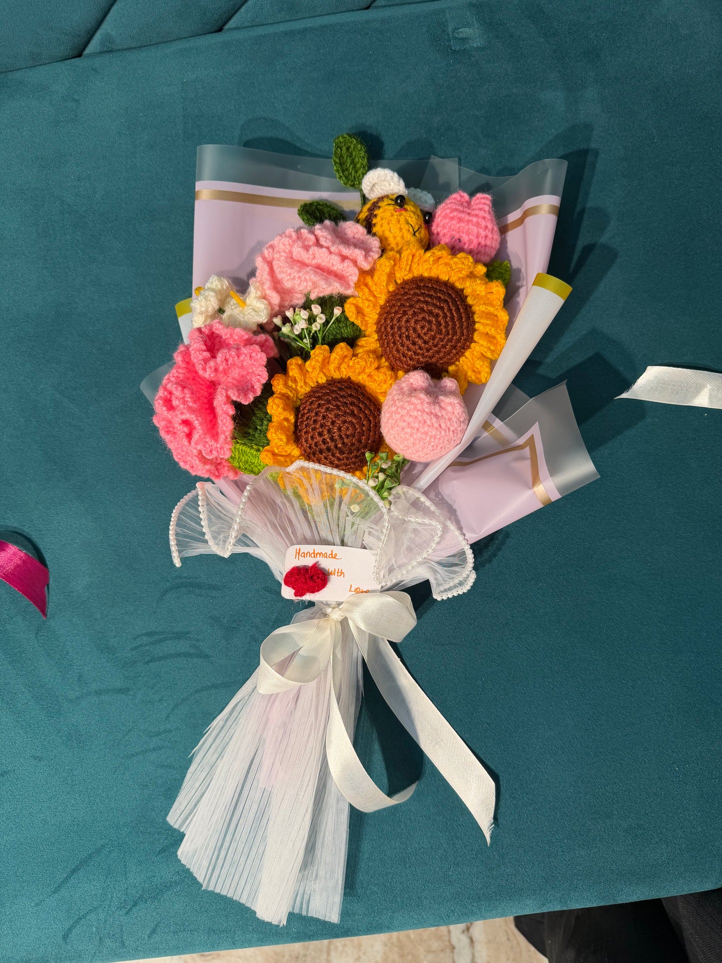 Bee-Loved Sunflower Bouquet