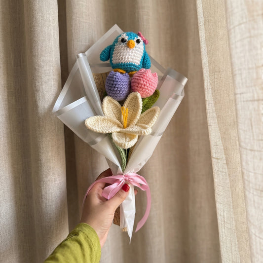 Penguin tulip bouquet