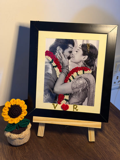 Personalised Photo Embroidery frame❤️