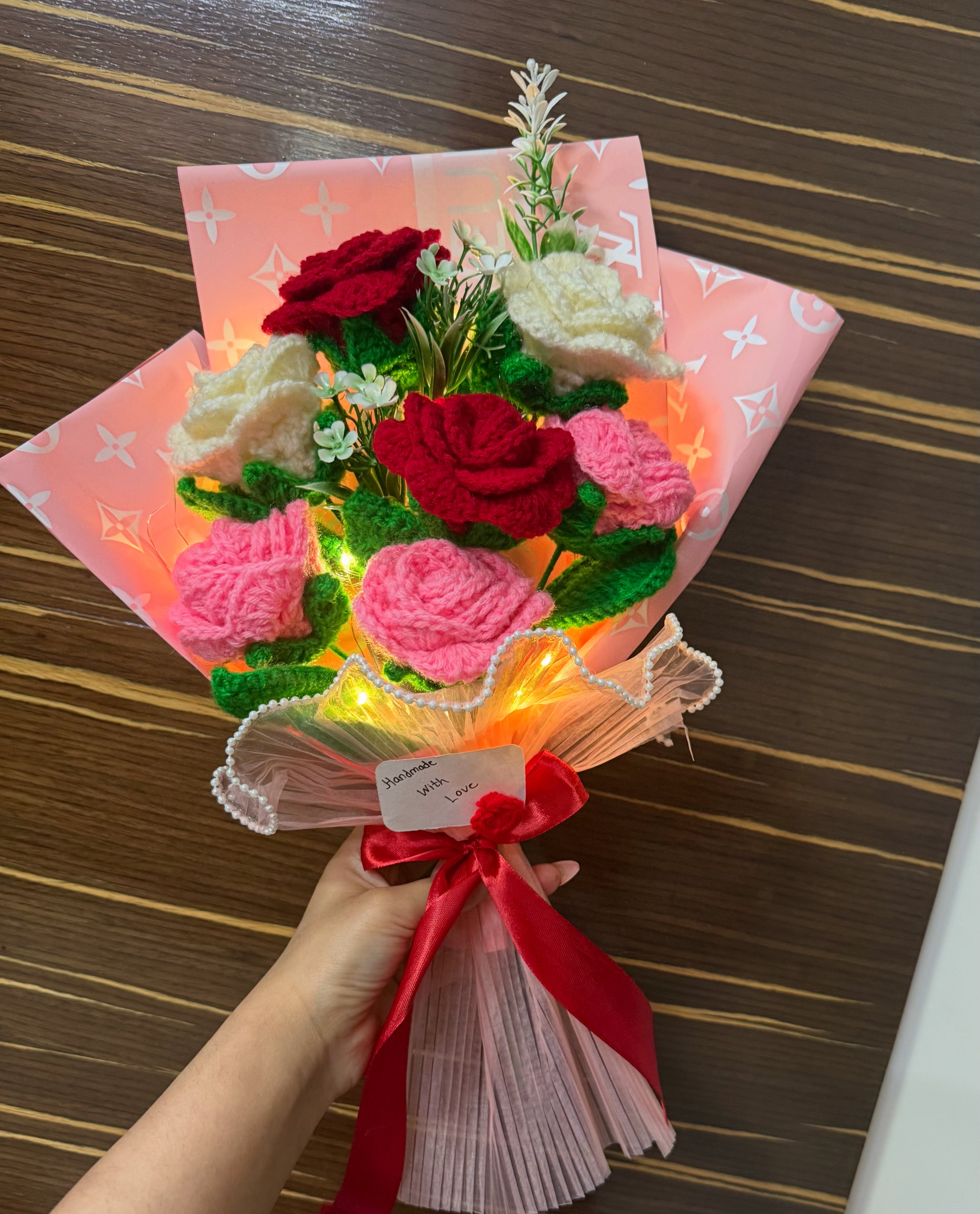 Knit Rose Romance – Homey crochett