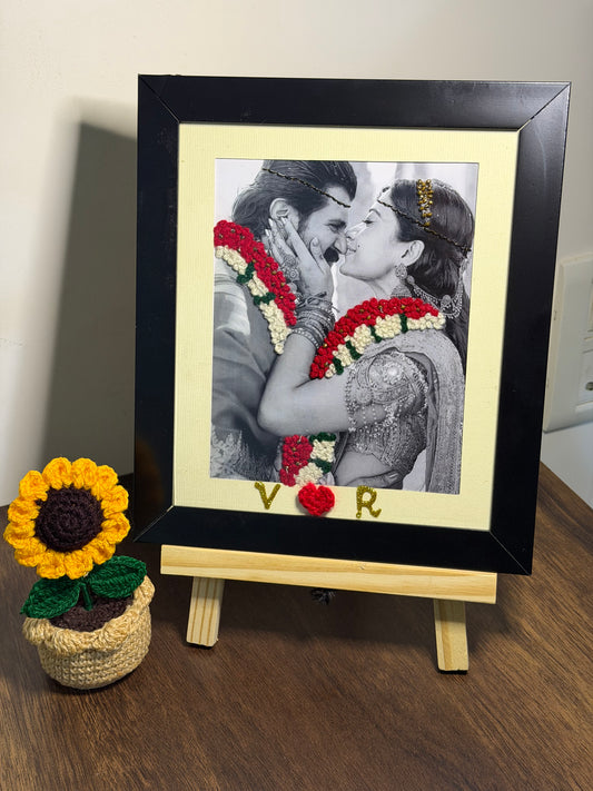 Personalised Photo Embroidery frame❤️