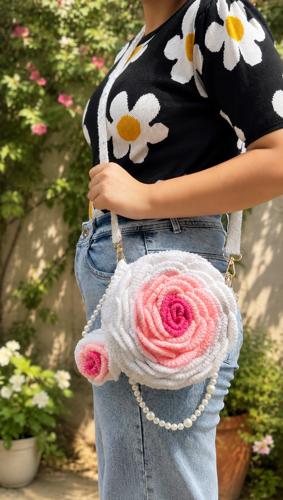 Rosette Charm Bag