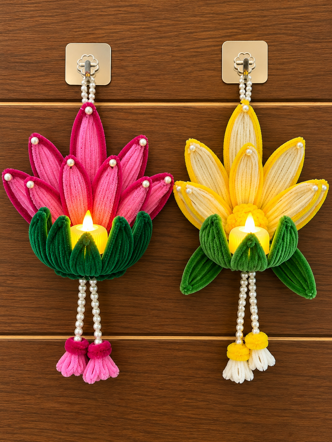 Petal Glow Wall Hanging