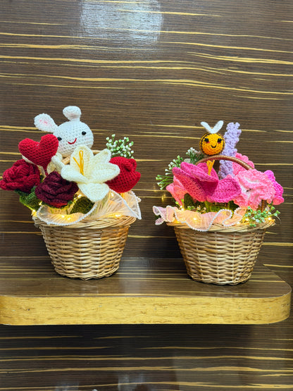 Bunny Bloom Basket