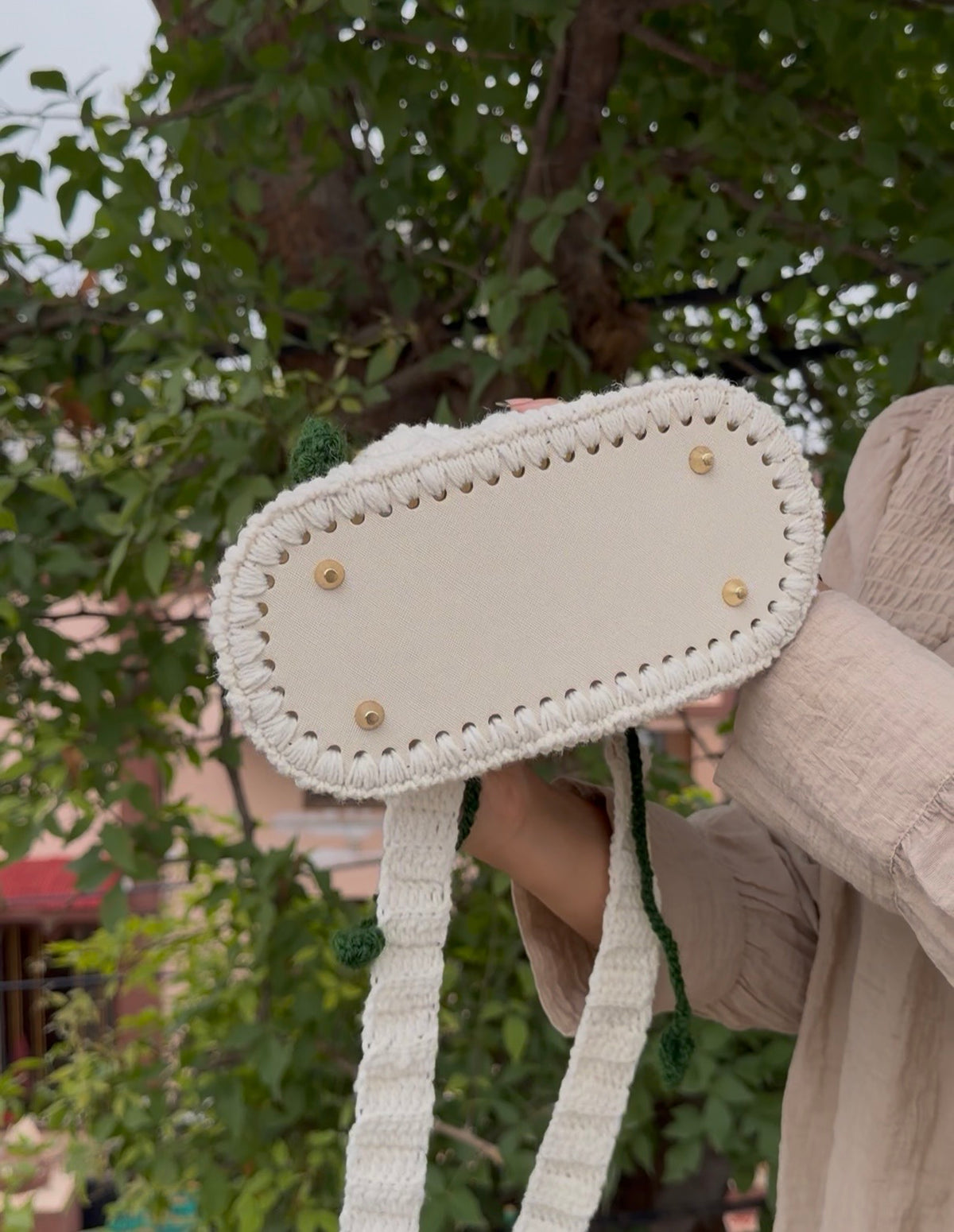 Floral Grace Padded Bag