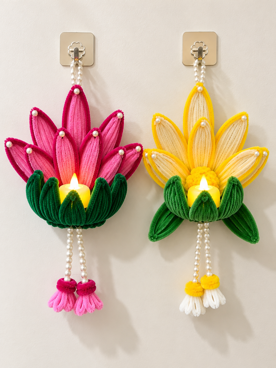 Petal Glow Wall Hanging