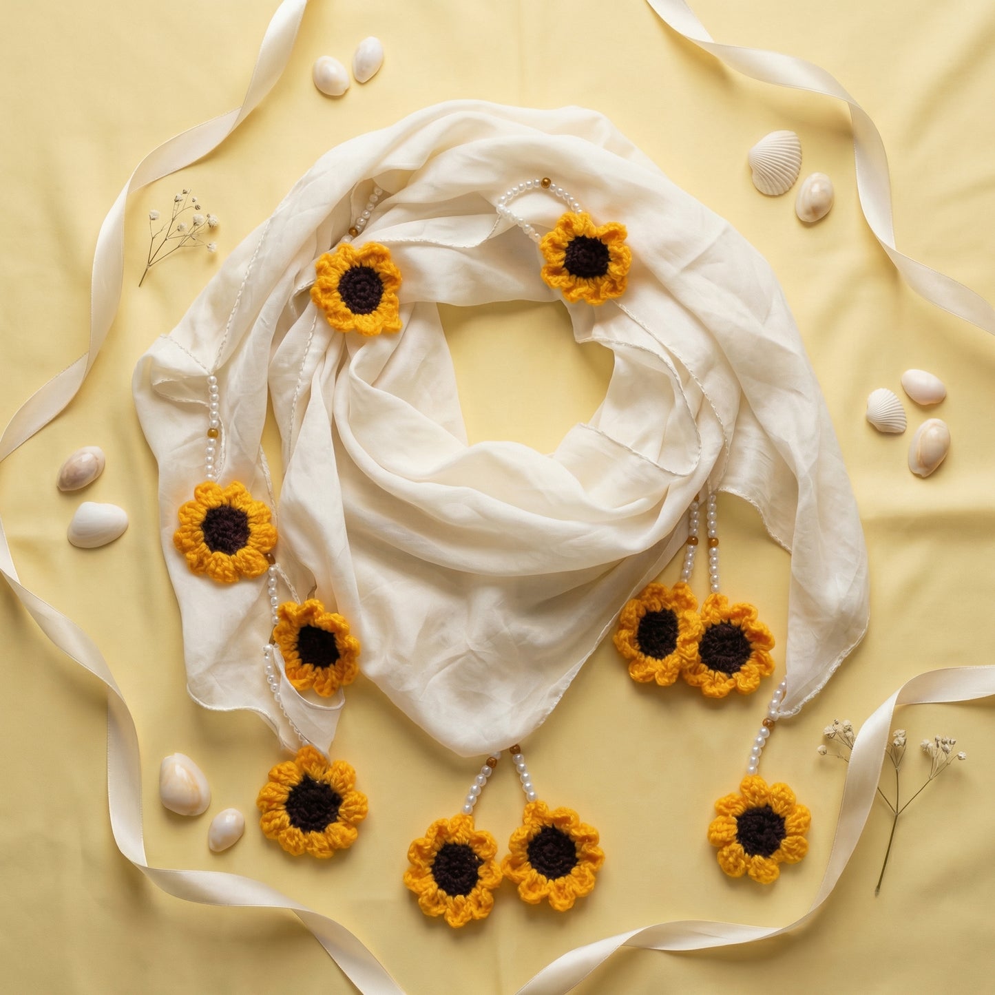 Summer cotton scarf