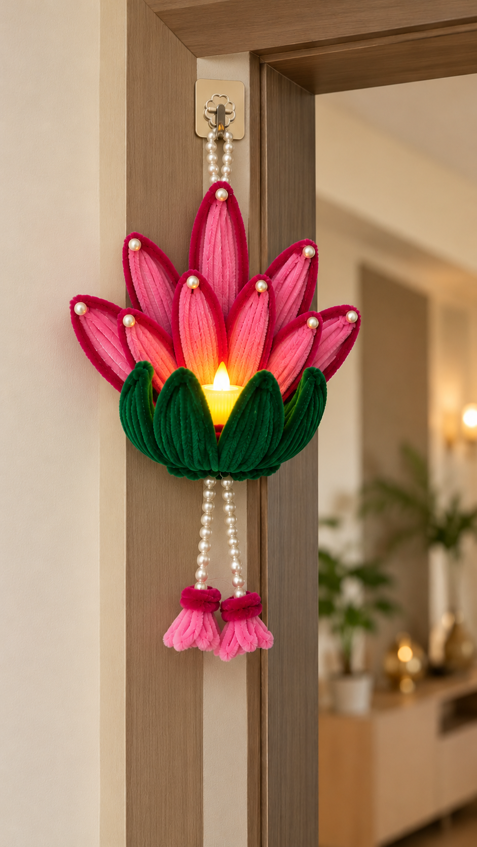 Petal Glow Wall Hanging