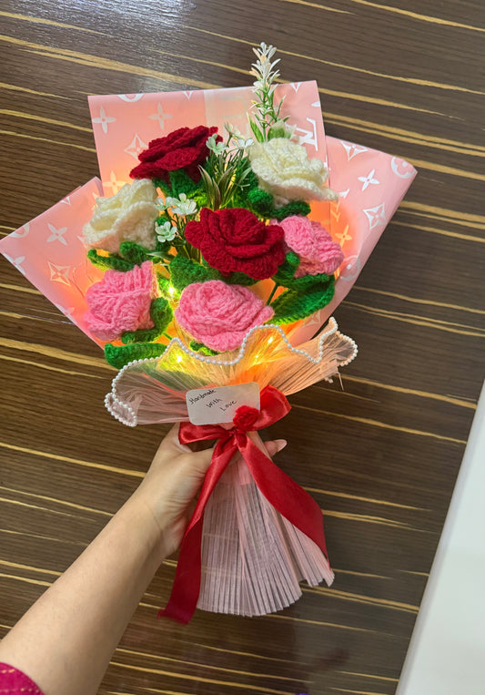 Knit Rose Romance