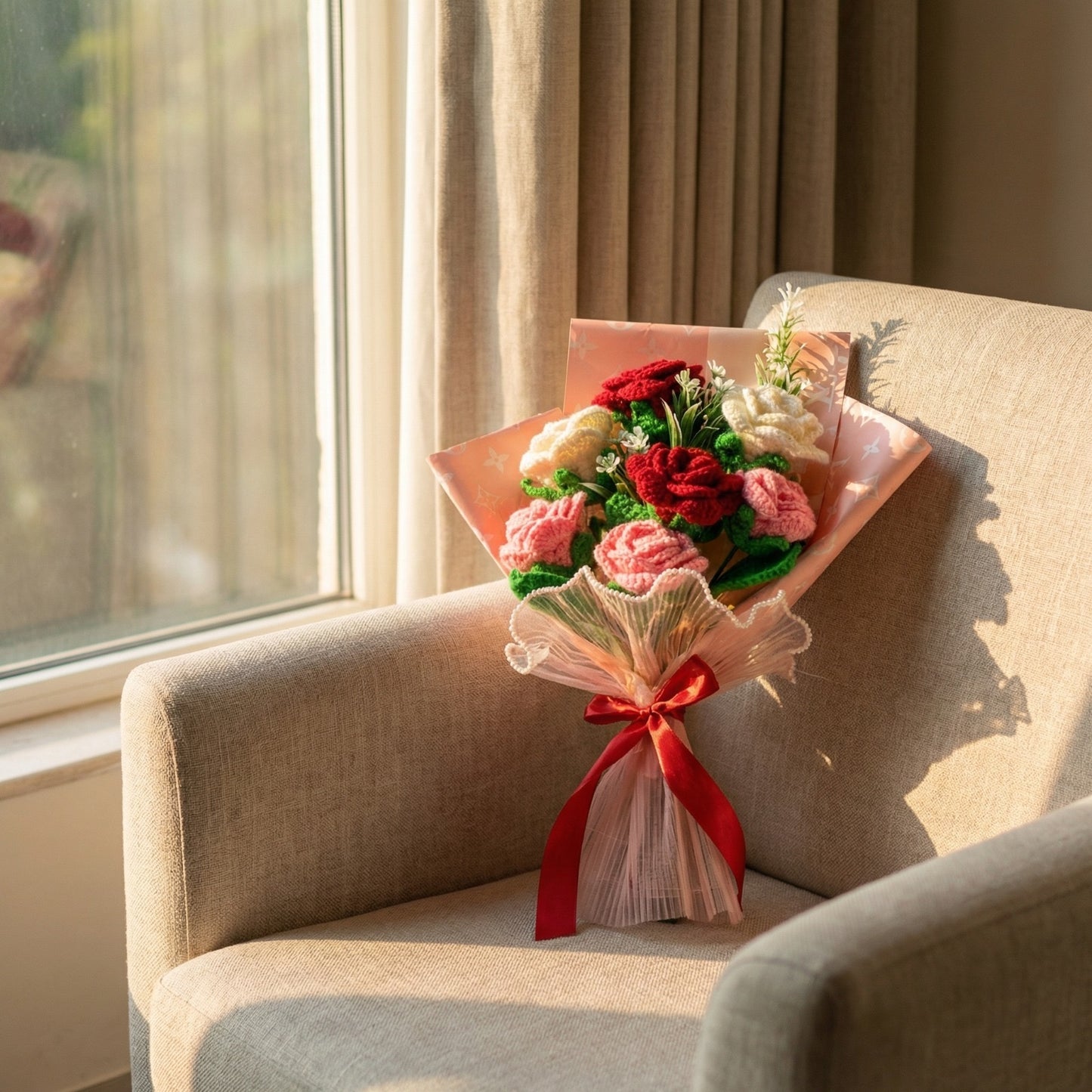 Knit Rose Romance