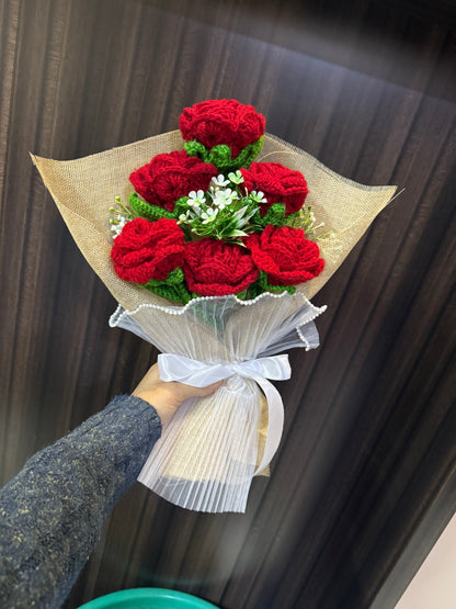 Jute rose bouquet