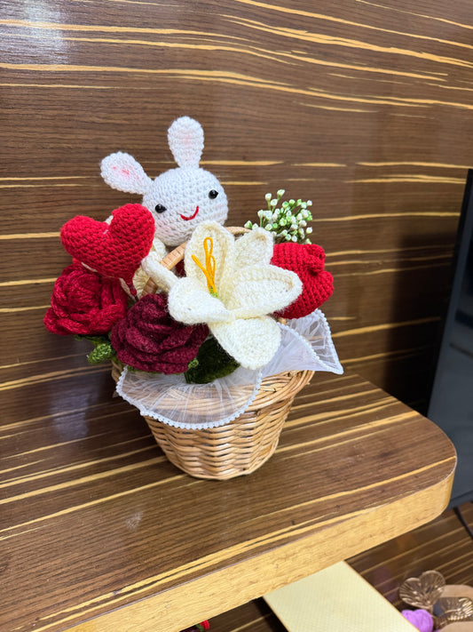 Bunny Bloom Basket