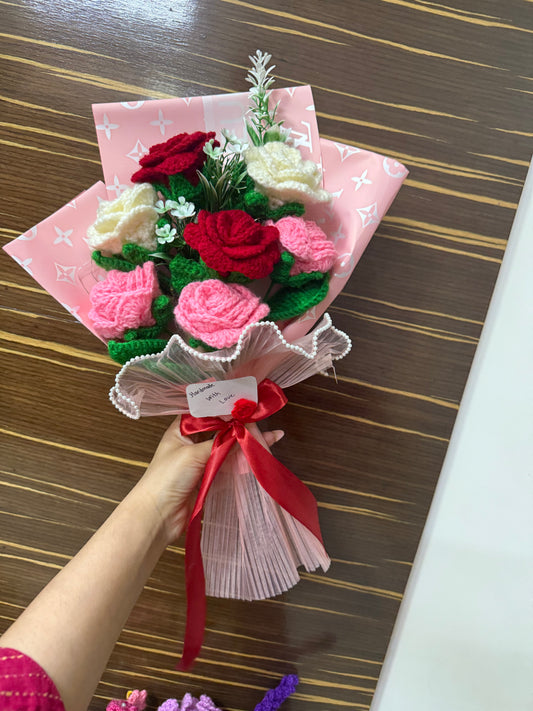 Knit Rose Romance