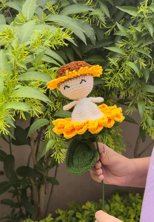 Sunflower Fairy Doll