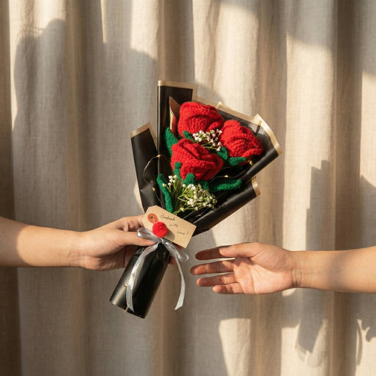 Jumbo red rose bouquet