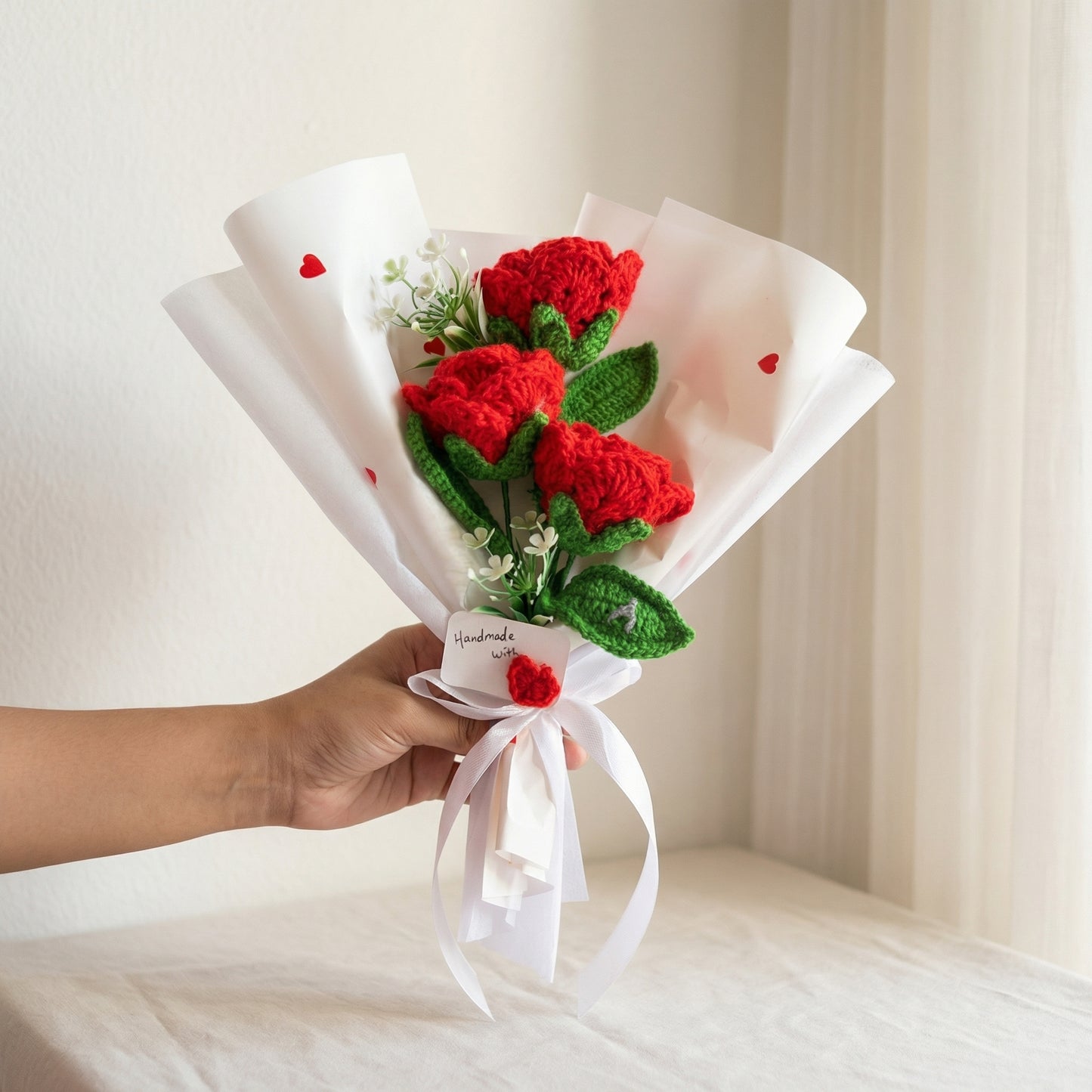 3 roses bouquet