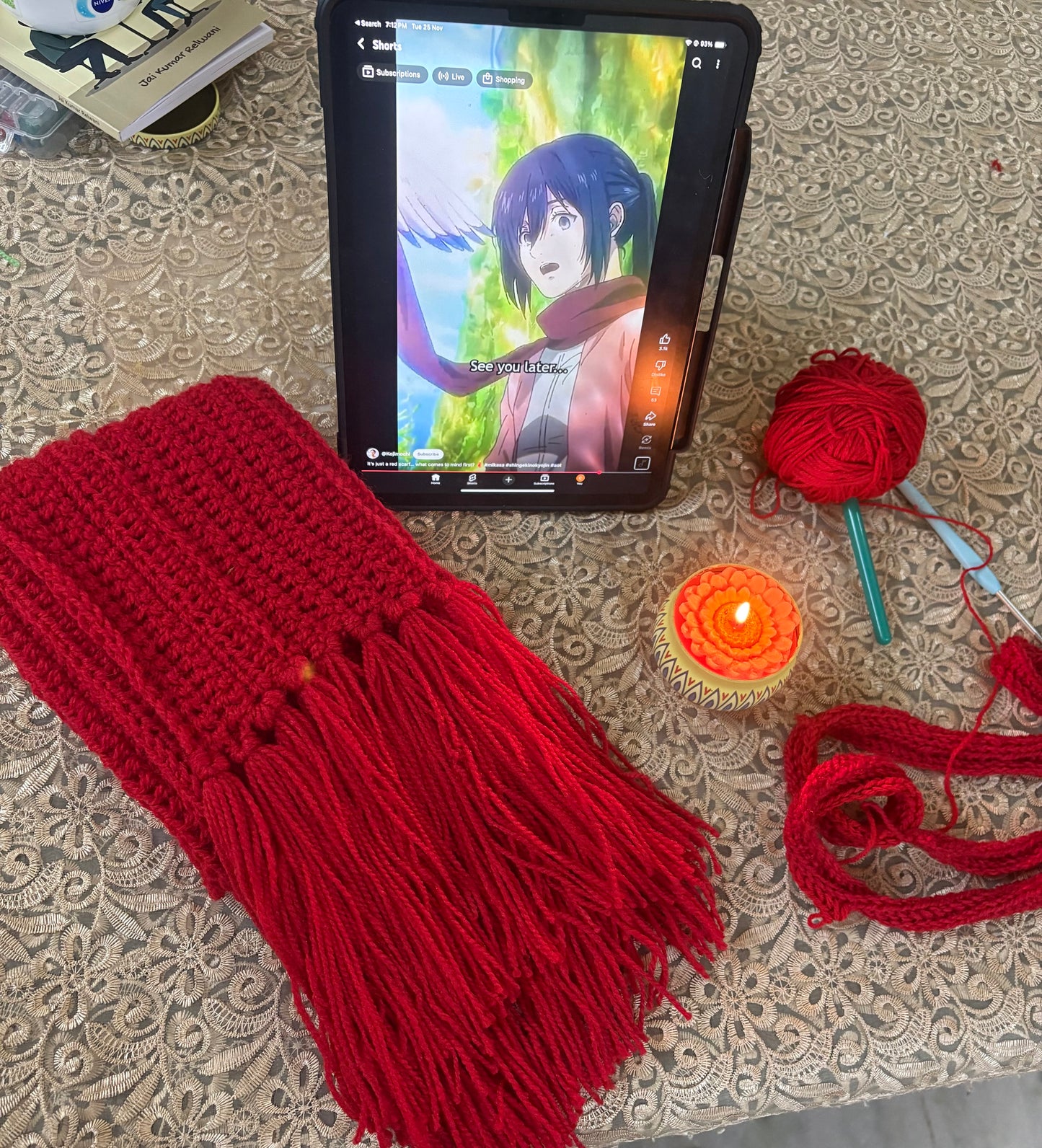 Premium Wool Mikasa scarf