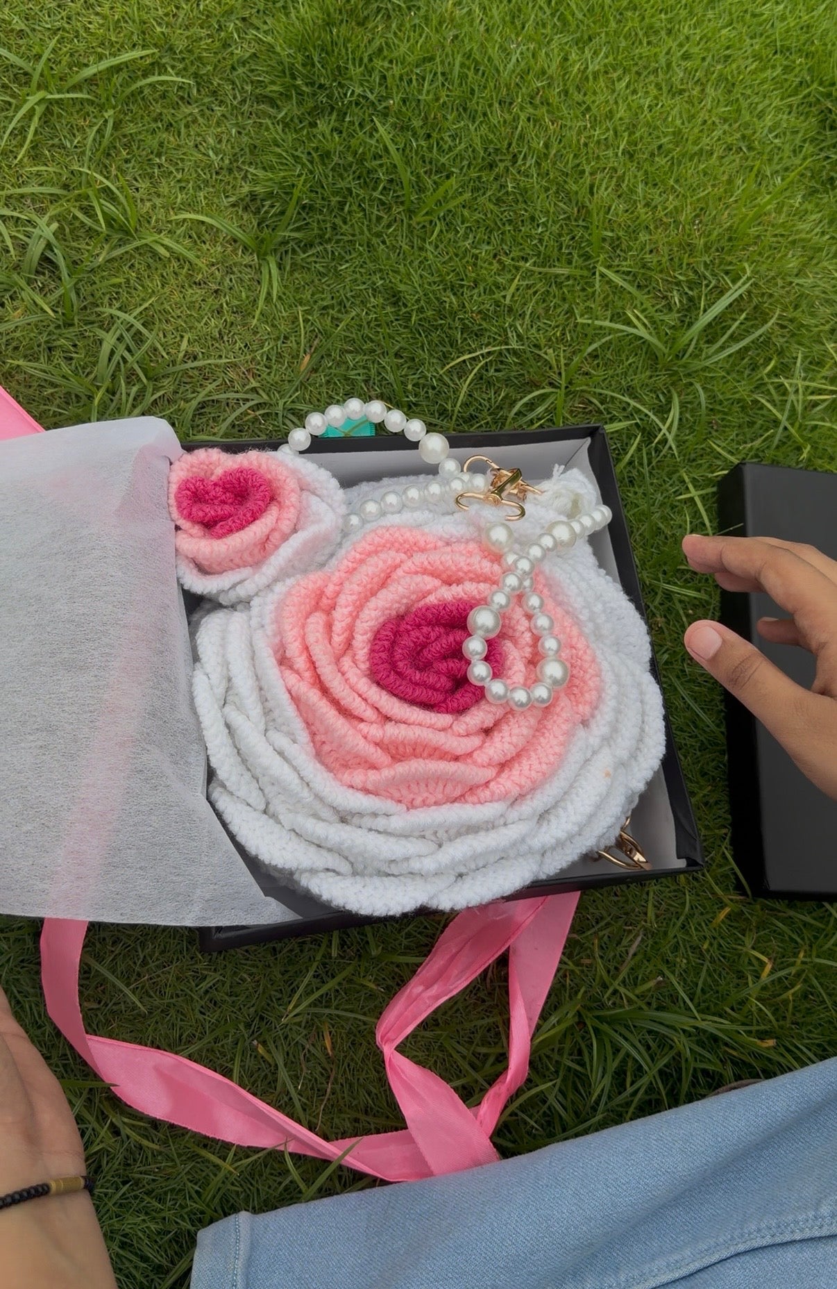 Rosette Charm Bag