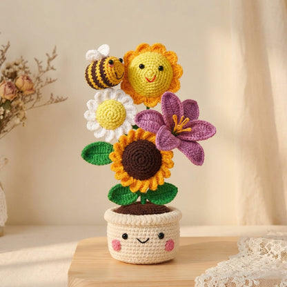 Mix flowers pot