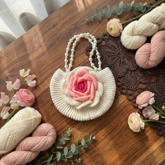 Ivory Rose Luxe Bag