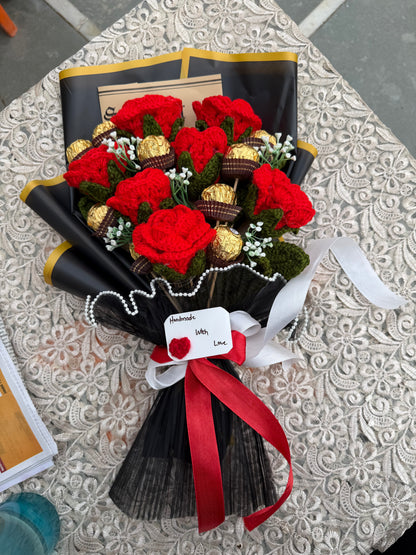 Golden Bites & Red Roses