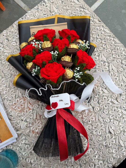 Golden Bites & Red Roses