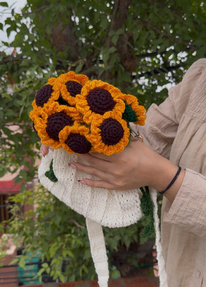 Floral Grace Padded Bag
