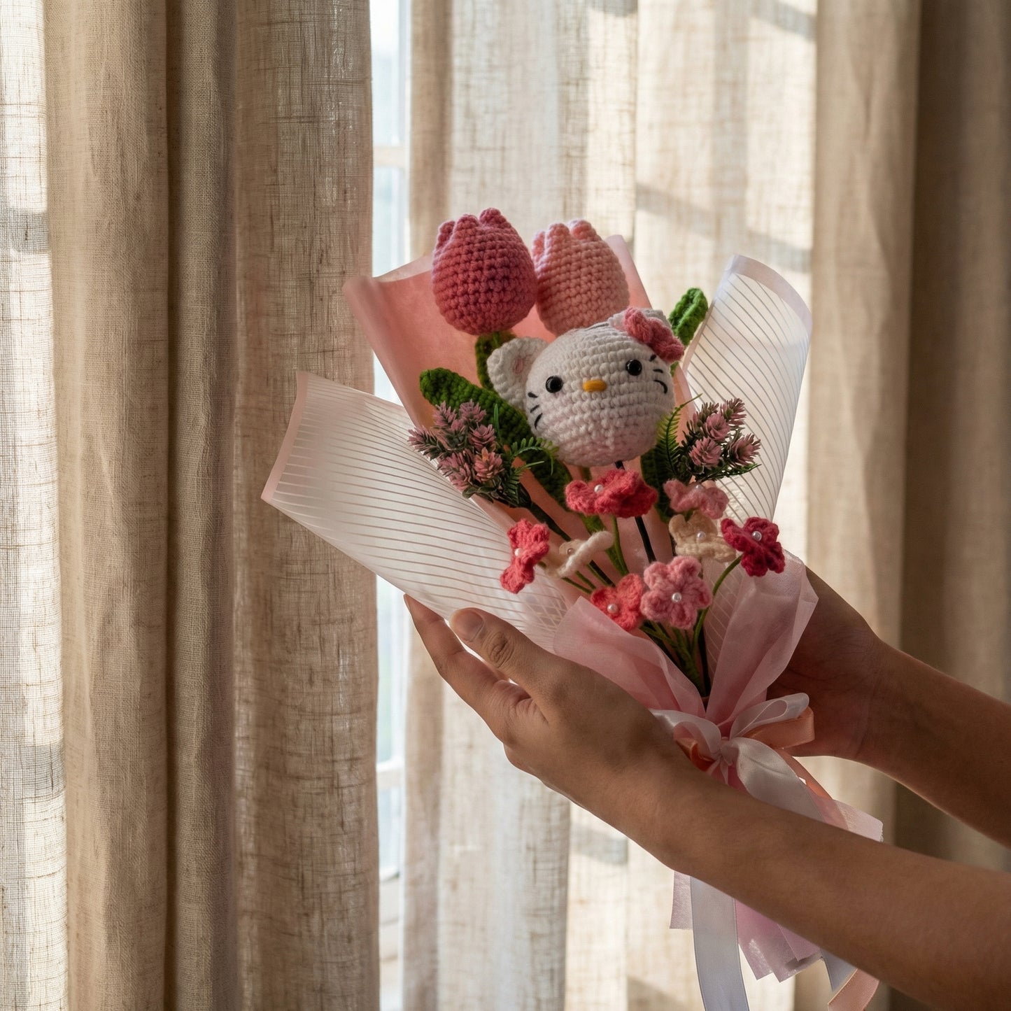 Pink hello kitty bouquet