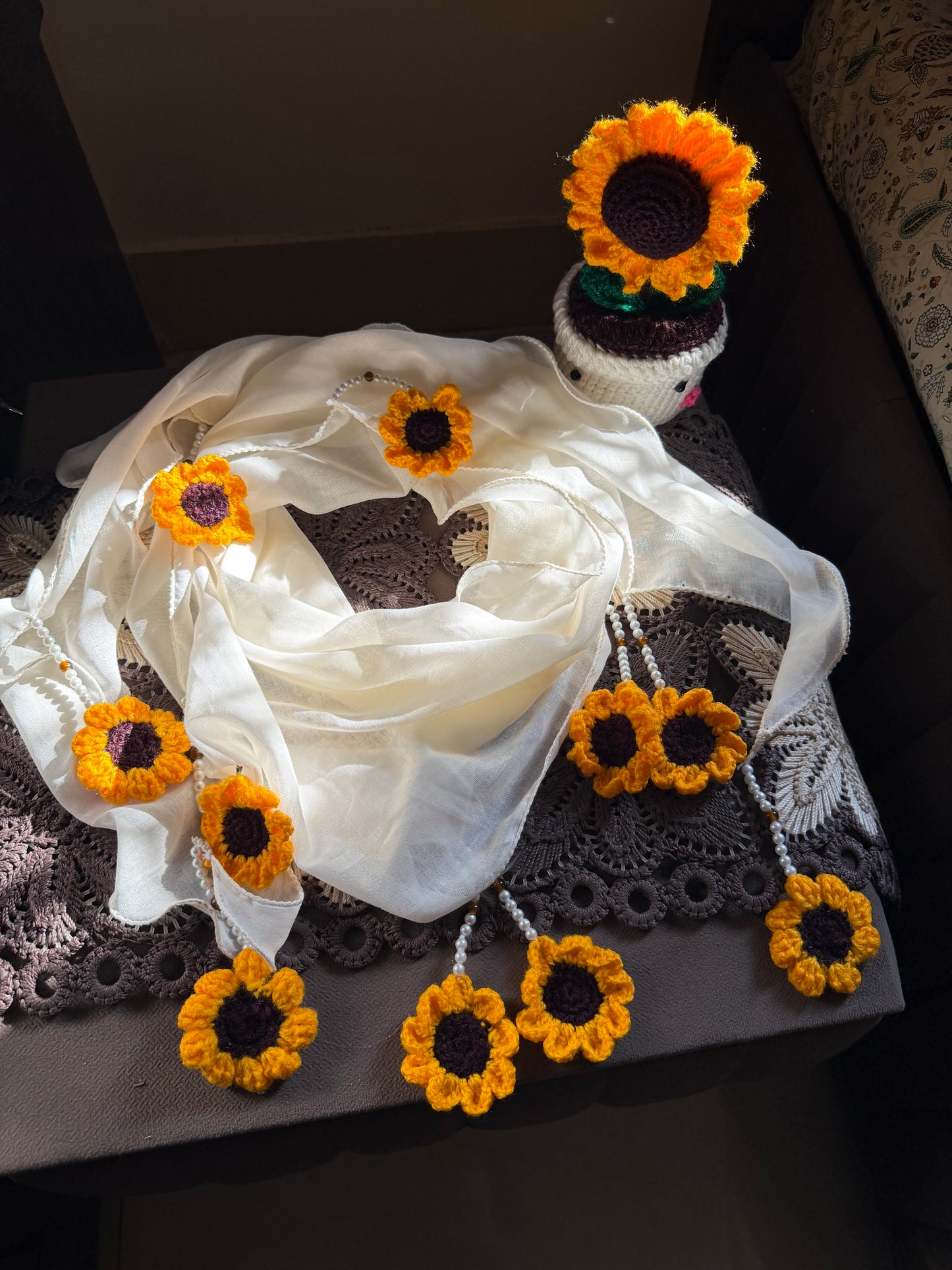 Summer cotton scarf
