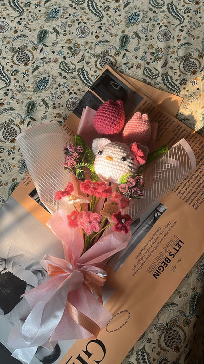 Pink hello kitty bouquet