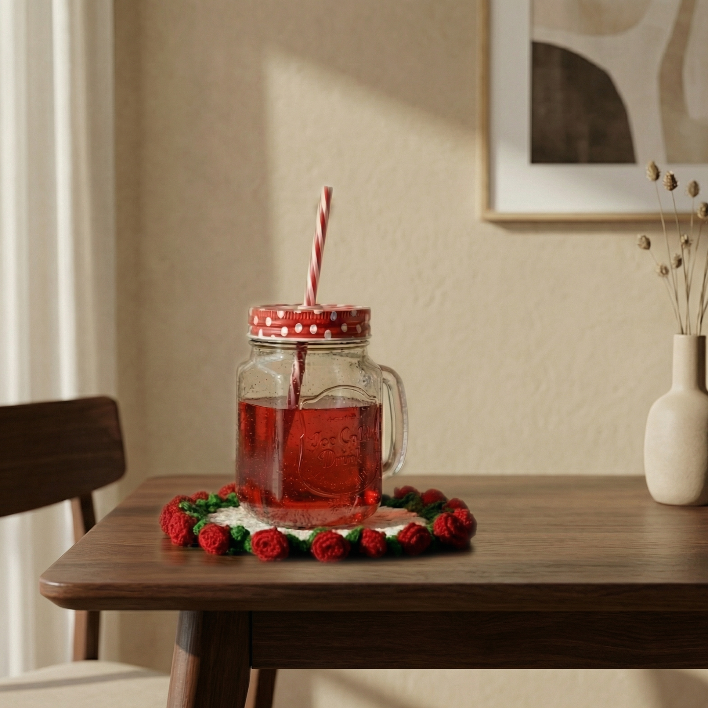 Rose blanket pot