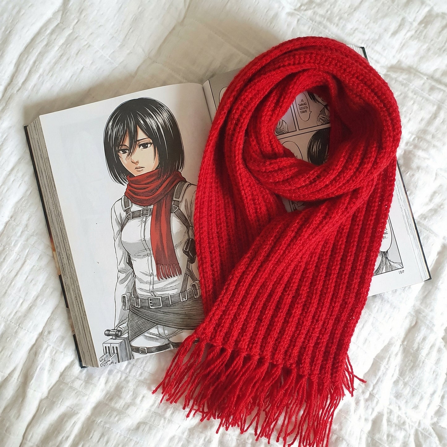 Premium Wool Mikasa scarf