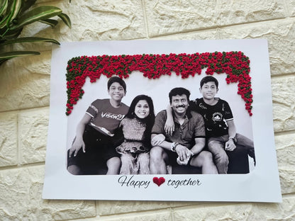 Personalised Photo Embroidery frame❤️