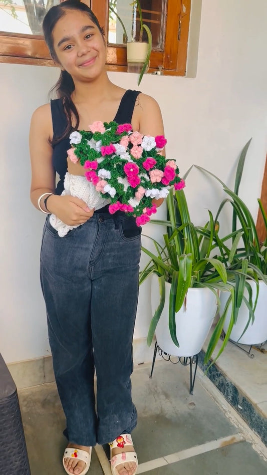 Floral Breeze Poncho