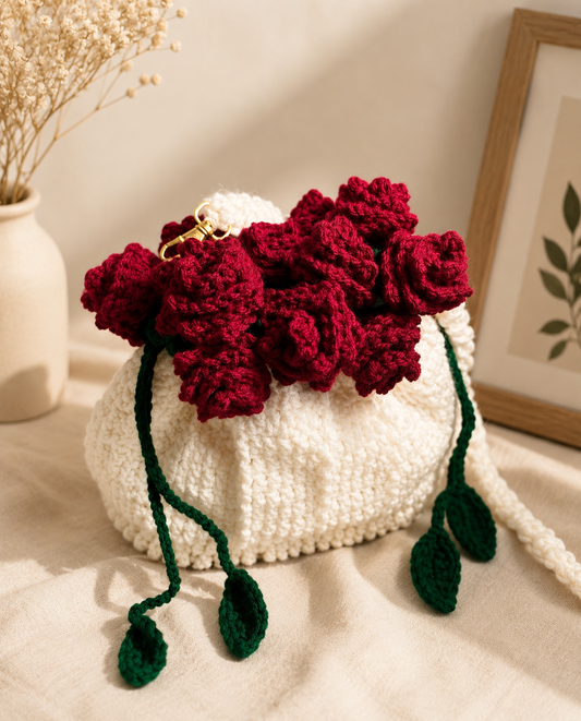 Floral Grace Padded Bag