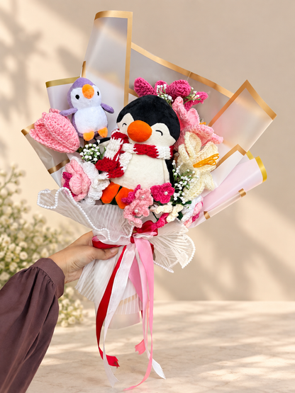 Plushy Penguin Bloom Bouquet