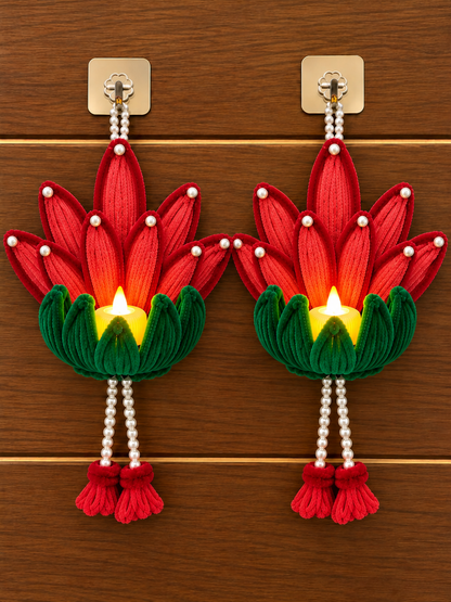 Petal Glow Wall Hanging