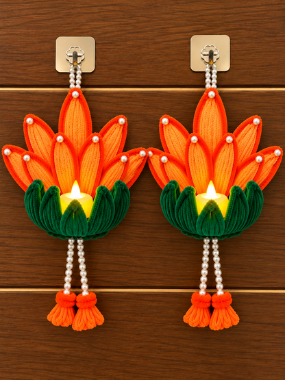Petal Glow Wall Hanging