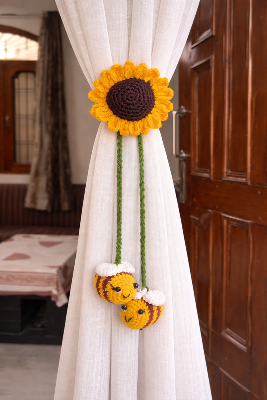 HoneyBloom  Curtain Tie 🐝🌻