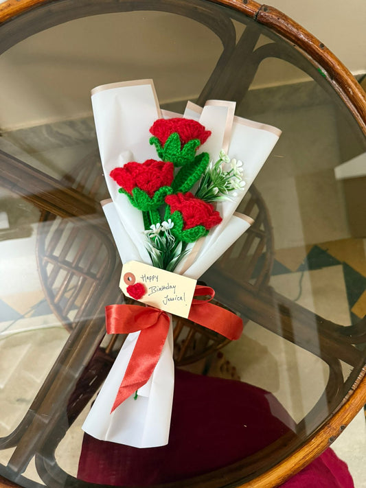 3 roses bouquet